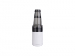 17oz/500ml Stainless Steel Beer Keeper w/ Bottle Opener(White)
