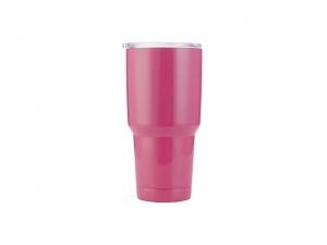30oz Stainless Steel Tumbler( Rose Red)