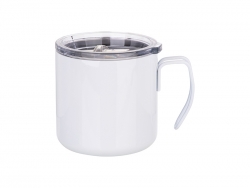 12oz/350ml Stainless Steel Coffee Cup (White) MOQ: 2000pcs