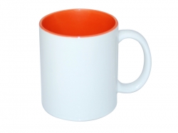 11oz Two-Tone Color Mugs - Orange