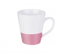 12oz Bottom Glitter Mug (Pink)