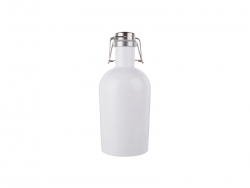 64oz/2000ml Sublimation Growler (White)