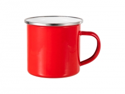 12oz Enamel Mug (Red)
