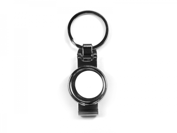 Round Nail Clipper Shaped Key Ring