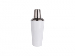 900ml Stainless Steel Cocktail Shaker (White)