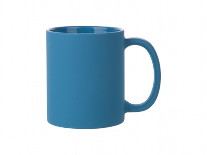 11oz Full Color Mug (Frosted, Light Blue)