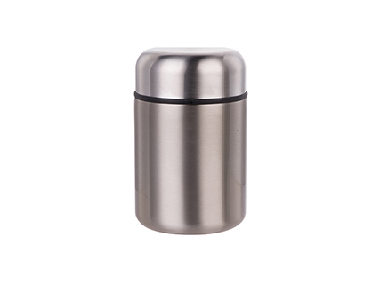 Bote de comida Acero Inoxidable 13oz/380ml  (Plateado)