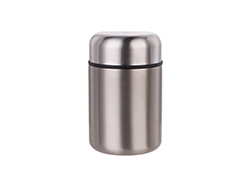 Bote de comida Acero Inoxidable 13oz/380ml  (Plateado)