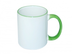 11oz Rim Handle Mug - Light Green
