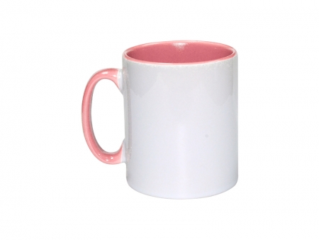 10oz Inner Rim Color Mug(Pink)