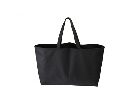 Canvas Tote Bag (Big, Black)