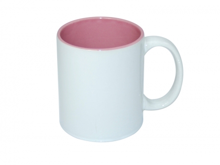 11oz Two-Tone Color Mugs - Pink