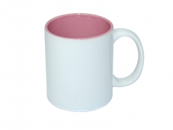 11oz Two-Tone Color Mugs - Pink