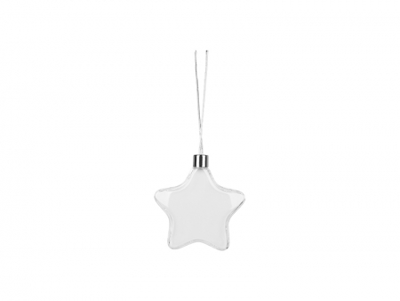 Hanging Plastic Ornament (Star, 9*9.5cm)