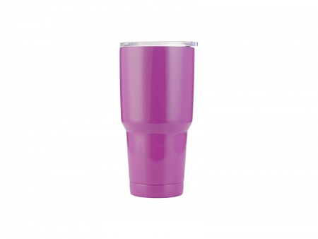 30oz Stainless Steel Tumbler(Purple)