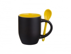 11oz Changing Color Spoon Mug (Yellow)
