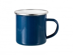 12oz Enamel Mug (Dark Blue)