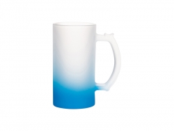 Jarra Cerveja Vidro 16oz Azul Claro Gradual