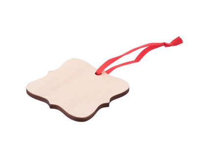 Plywood Christmas Ornament (Lace)