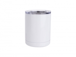 10oz/300ml Stainless Steel Lowball (White)