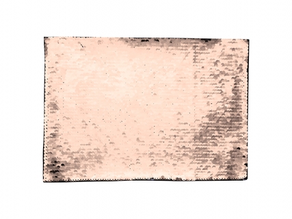 21*28cm Flip Sequins Adhesive (Rectangle, Champagne w/ White)