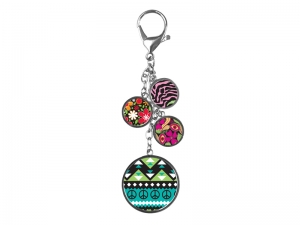 Four-circle Bag Decoration Keychain