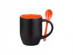 11oz Changing Color Spoon Mug(Orange)