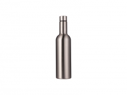 25oz/750ml Stainless Steel Wine Bottle (Silver)