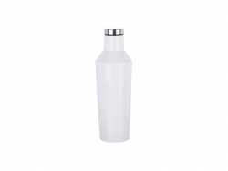 17oz/500ml Cone Shape Wine Bottle (White) MOQ:3000