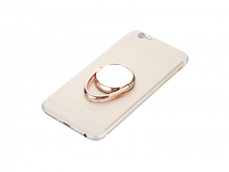 Rotating Mobile Phone Ring Holder(Rose Gold)