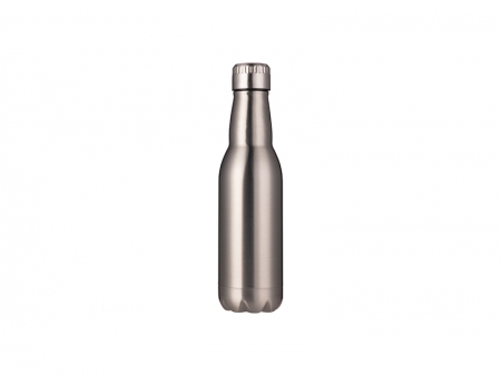 17oz/500ml Stainless Steel Beer Bottle (Silver)