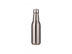 17oz/500ml Stainless Steel Beer Bottle (Silver)