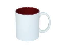 11oz Two-Tone Color Mugs - Maroon
