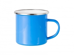 12oz Enamel Mug (Light Blue)