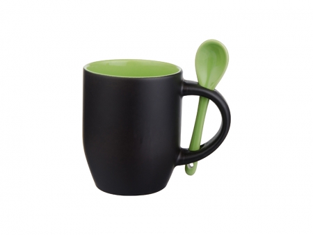 11oz Changing Color Spoon Mug (Light Green)