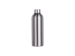 25oz/750ml Single Wall Stainless Steel Sport Bottle (Silver)