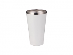 15oz/450ml Stainless Steel Tumbler w/o Lid (White)