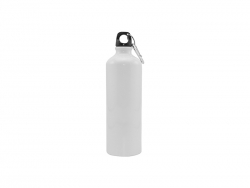 750ml Aluminium Bottle (White)