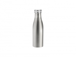 17oz/500ml Stainless Steel Milk Bottle (Silver)