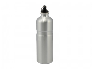 750ml Alluminum Water bottle (Silver)
