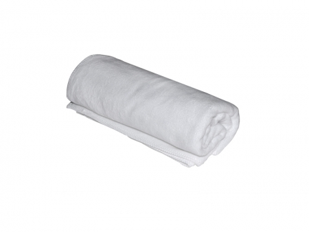 White Double-Side Flannel Roll Material