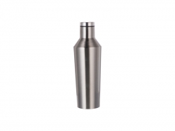 17oz/500ml Cone Shape Wine Bottle (Silver) MOQ:3000