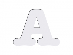 Letras Sublimação HB  - A