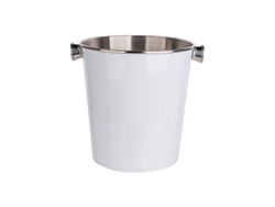 &quot;Cubo de Gelo Inox (Branco)&quot;