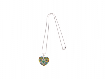 Heart-Shaped Shell Necklace (25*30mm)