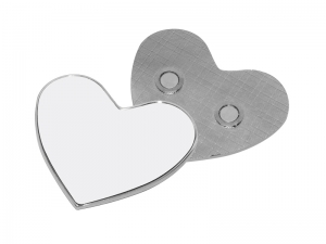 Heart Shape Metal Fridge Magnet (Φ6cm)