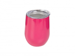 12oz Stainless Steel Stemless Wine Cup (Rose Red)