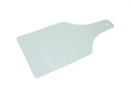 Wine Bottle shaped Glass Cutting Board