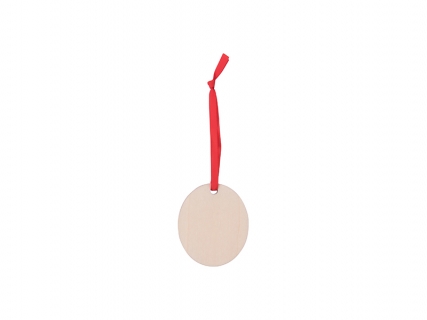 Plywood Christmas Ornament (Oval)