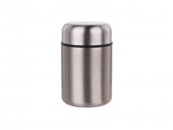 13oz/380ml Stainless Steel Food Jar (Silver) MOQ:500